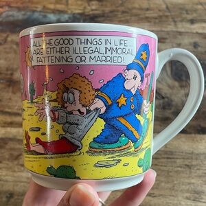 Vintage Carlton Funny Mug